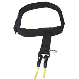 Sport-Thieme Swimming Pull Rope with Belly Strap | Swimming Trainer, Swimming Rope Set for Dry Exercises in Swimming Training | In 5 Tensile Strengths | Webbing Hand Loops, Training Guide | Brand Quality