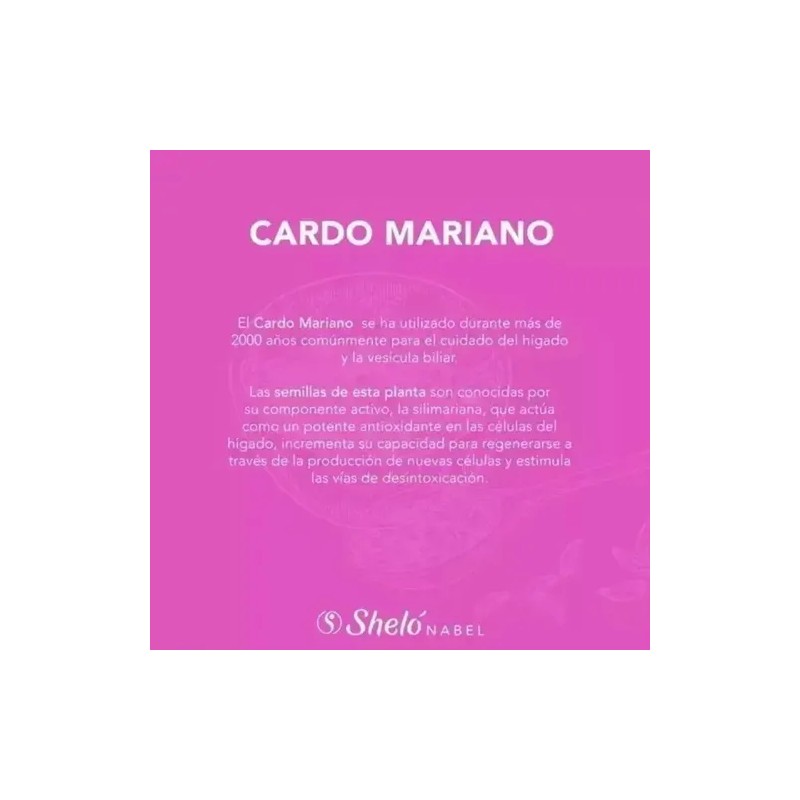Cardo Mariano E Hinojo Shelo Nabel 30 Ml