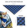 Dog Bandanas Summer 6 Pack – Soft Cotton Triangle Scarves