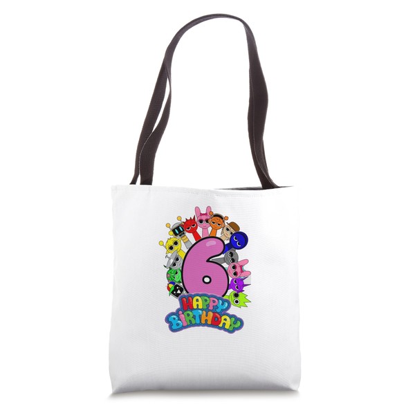 Happy 6th Birthday Sprunky! | Simon Funbot Oren Pinki Tote