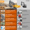 (Akeleo)Remote Control Excavator Toy Set 2.4GHz 680, ideal gift for