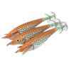 14Pcs Luminous Squid Hook Lure 8cm Artificial Shrimp Shape Fishing