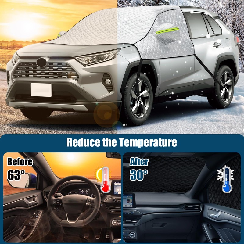Windshield Cover for Toyota RAV4 Hybrid Prime 2013-2026