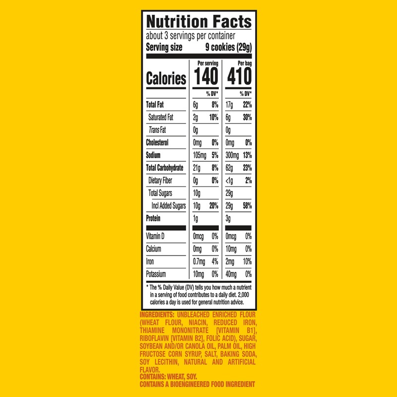 OREO Minis Golden Sandwich Cookies, 12 - 3 oz Bags