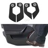 TUCKBOLD Leather Car Door Anti Kick Pad Sticker for Honda