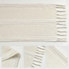 Artoid Mode Boho Cream Tassel Table Runner, Farmhouse Style Kitchen