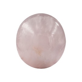 Starborn Cat's Eye Rose Quartz Palm Stone for Gentle Healing, Large - one Piece