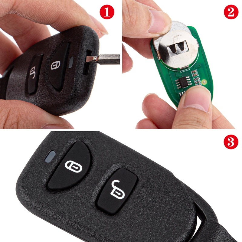pepape Garage Opener Remote Control Gate Fob Transmitter Compatible with