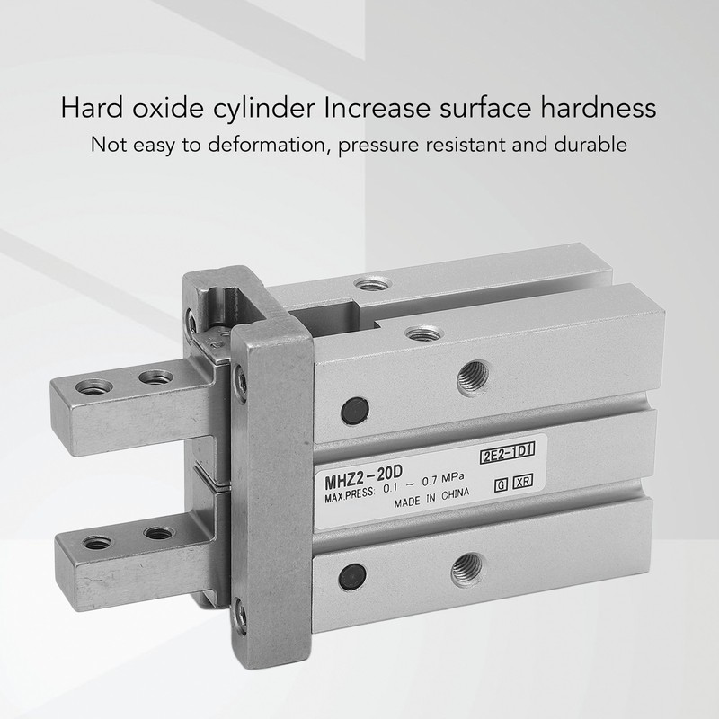 Air Pneumatic Parallel Gripper SMC Type Small Finger Cylinder Inlet