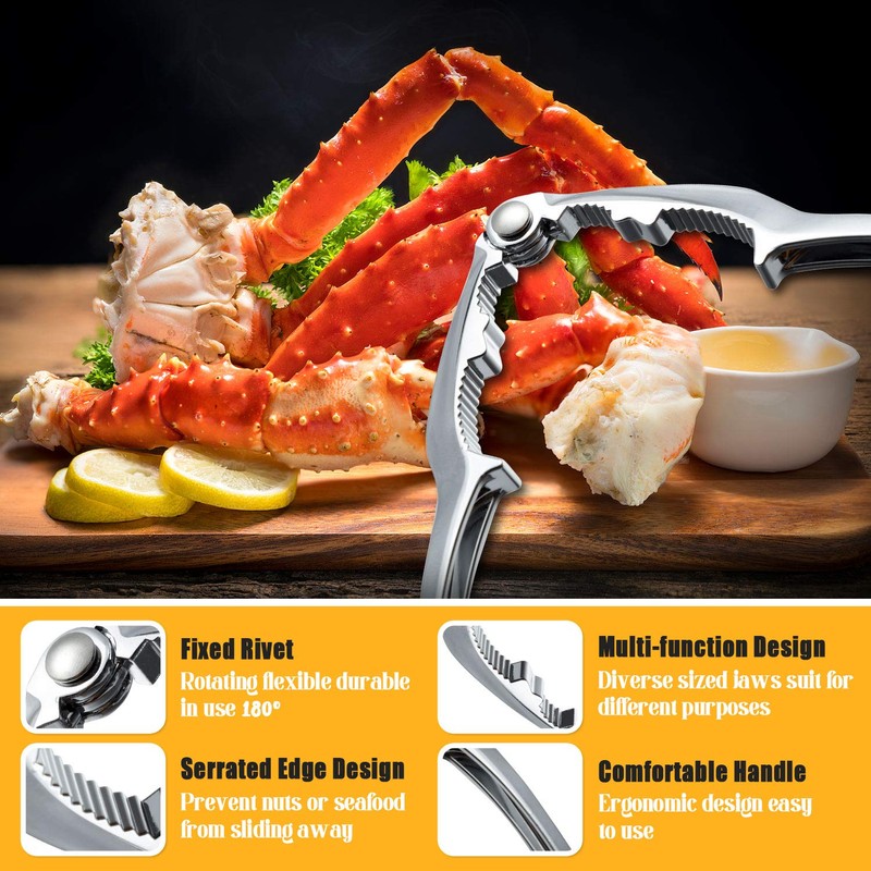 32 Pcs Crab Crackers and Tools, Crab Crackers Sets, Lobster
