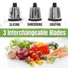 Rotary Cheese Grater with Handle, Cheese Grater Hand Crank, Fast