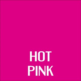 Sticky Fingers Vinyl 24" x 12" - Hot Pink - Outdoor, Permanent Adhesive Vinyl for Signs, Decals