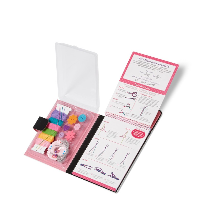 Melissa & Doug On the Go Friendship Bracelet Craft Set