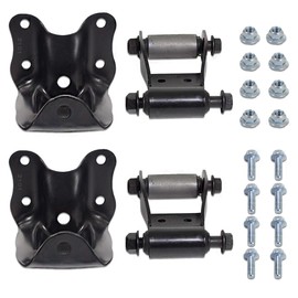 OTMGTGM Rear Leaf Spring Hanger Bracket and Shackle Kit Compatible with 1986-2011 Ford Ranger 1994-2010 Mazda B2300 B3000 B4000 Pickup 722-001 722-010