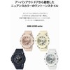 Casio GMA-S2200 Series Wristwatches, white, Textured shape
