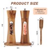 Petyoung Set of 2 Salt and Pepper Grinder with Tray,