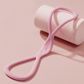 Figure 8 Exercise Bands for Women Men, Exercise Band,Exercise Bands with Handles for Working Out, Arm, Back, Fullbody Yoga Pulling Rope, Elastic Stretch Bands（25LB）