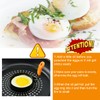 Upgrade 4" Large Egg Rings Set for Griddle,4 Packs Non-stick