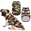 Paiaite: Stylish Sleeveless Camouflage Dog Vest for Small, Medium, and