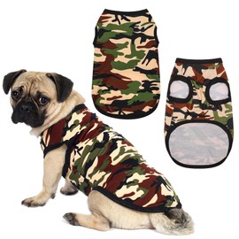 Paiaite: Stylish Sleeveless Camouflage Dog Vest for Small, Medium, and Large Breeds, Made of Polyester for Comfort, Breathability, Wrinkle Resistance, Moisture Wicking, and Elasticity Green 4XL