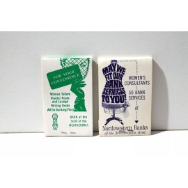 Vintage 2 Emory Board Kits Advertising Northwestern Bank MPLS Women PLEASE READ