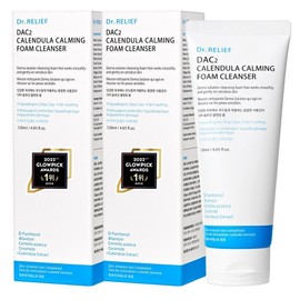 Dr. Relief Hypoallergenic Moisture Soothing Cleansing Foam, 2 pieces, 120ml / 닥터릴리프 저자극 수분 진정 클렌징 폼, 2개, 120ml