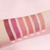 evpct- Juego de 6 pintalabios mate color piel, marrón, rosa,