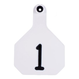 Y-TEX 29569032WH Tag & Button 4 Star (26-50) White