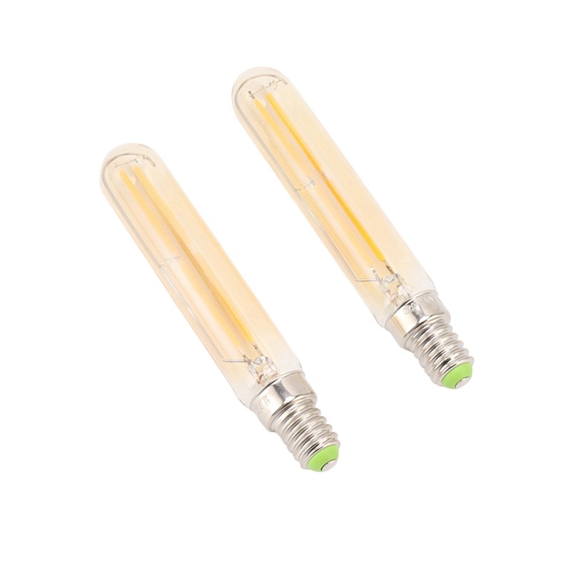 2Pcs LED Tube Bulb 4W E14 2300K Tubular Light Lamp