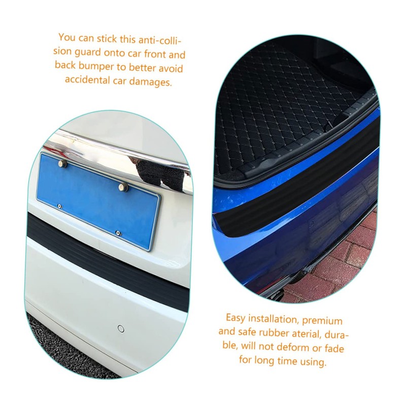 GLEAVI Automobile Bumper Anti-Collision Strip Tailgate Trim Guard Paint Trim