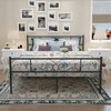 Weehom Queen Bed Frame with Headboard and Footboard Metal Platform