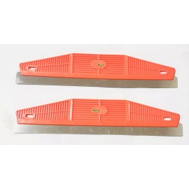 Shop-Tek 2-Pc 12" Drywall Taping Knife with Stainless Steel Blade