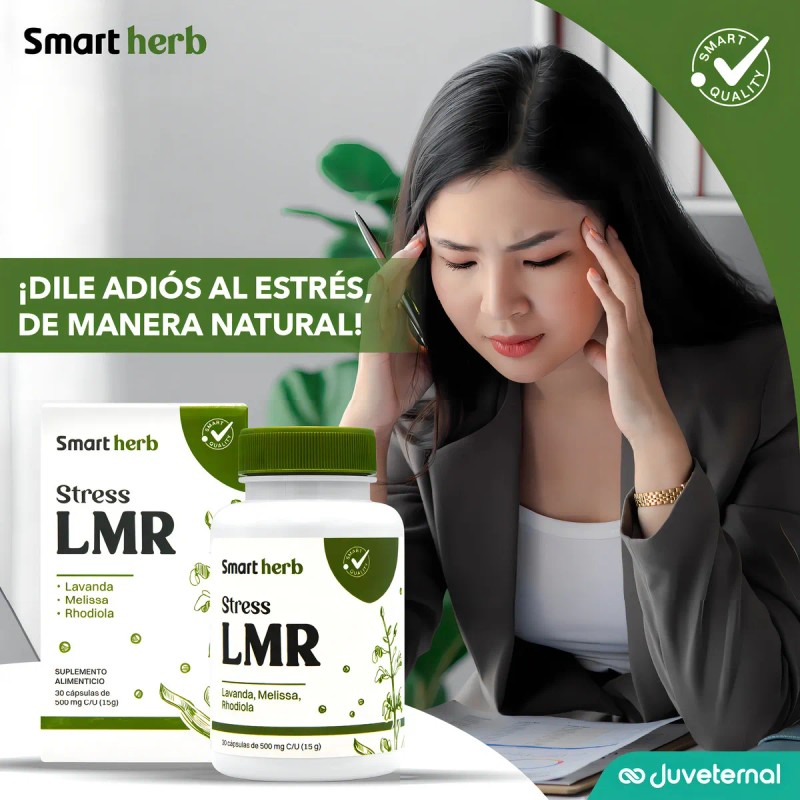 Anahuac Stress LMR Cpsulas Lavanda Rodiola Melissa Antiestrs