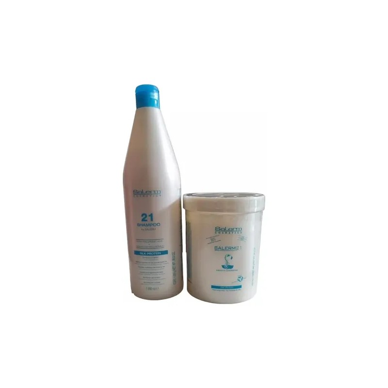 Salerm 21 1kg Shampoo 1lt Tapa Dosificadora