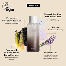 Haruharu Wonder Black Rice Hyaluronic Toner 10.1 fl.oz  300ml  Face Moisturizer, Facial Toner for All Skin Types  Vegan, Cruelty Free, EWG-Green      
