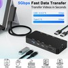 10 in 1 New Surface Dock, Triple Displays VGA +