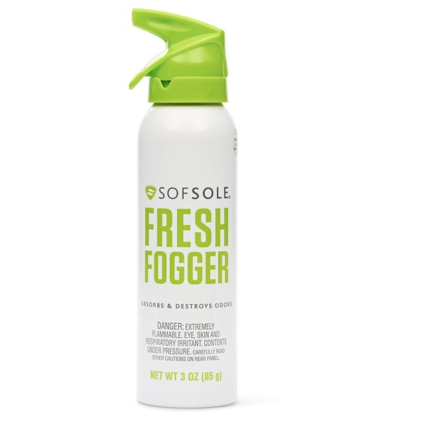 Sof Sole Fresh Fogger Shoe, Gym Bag, and Locker Deodorizer Spray, 3-Ounce, 1 Pack