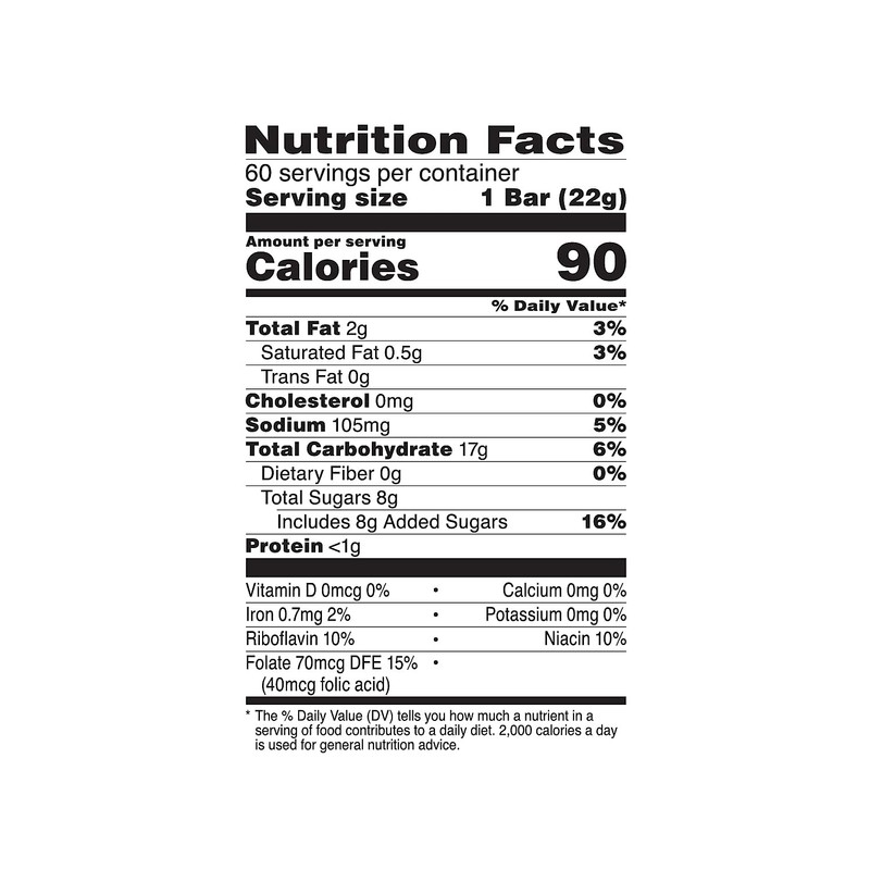 Kellogg's Rice Krispies Treats, Original Marshmallow, 0.78oz Pack, 60 Count