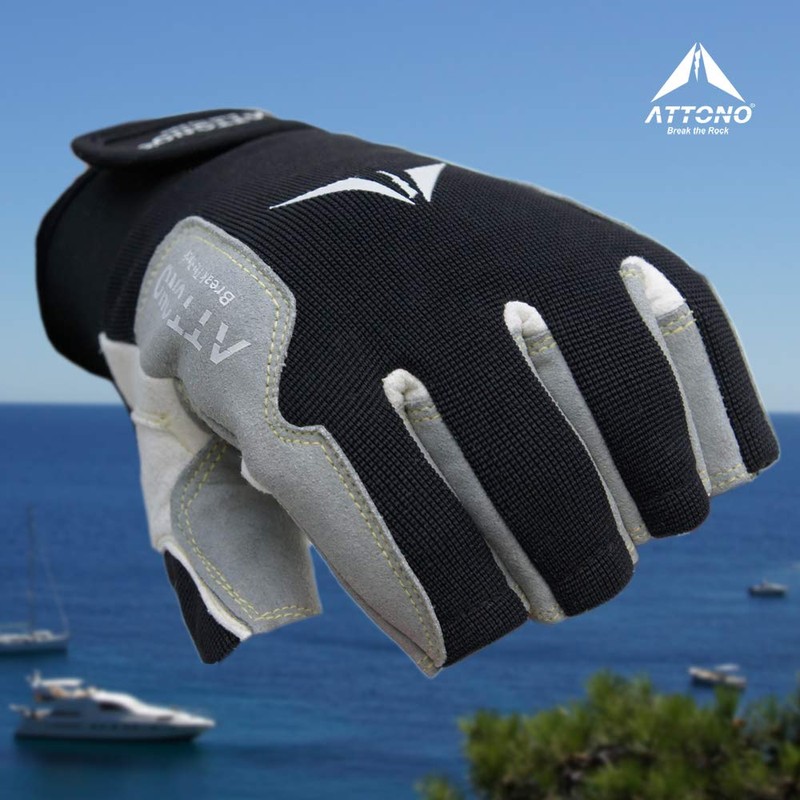ATTONO Sailing Gloves Summer Sailing Regatta Water Sports Gloves Size