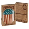 Old Glory American Flag, Independence Day Flask - 8oz Stainless