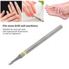 Cuticle Clean Nail Drill Bit Fine Grinding Tungsten Steel Less