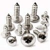 KADco® No.8 Pozi Flanged Self-Tapping Screw - Stainless Steel A2