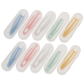 KOMBIUDA 5 Sets Tweezers and Remover Tool with Case Travel Friendly Applicators for Easy Handling and Cleanliness for Daily Use and Vacations