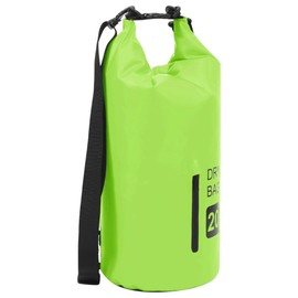 ZJMTOCYU Waterproof Dry Bag for Safe Outdoor Adventures, 5.3 Gallon Capacity, Lightweight PVC Design, Boating and Surfing, Green