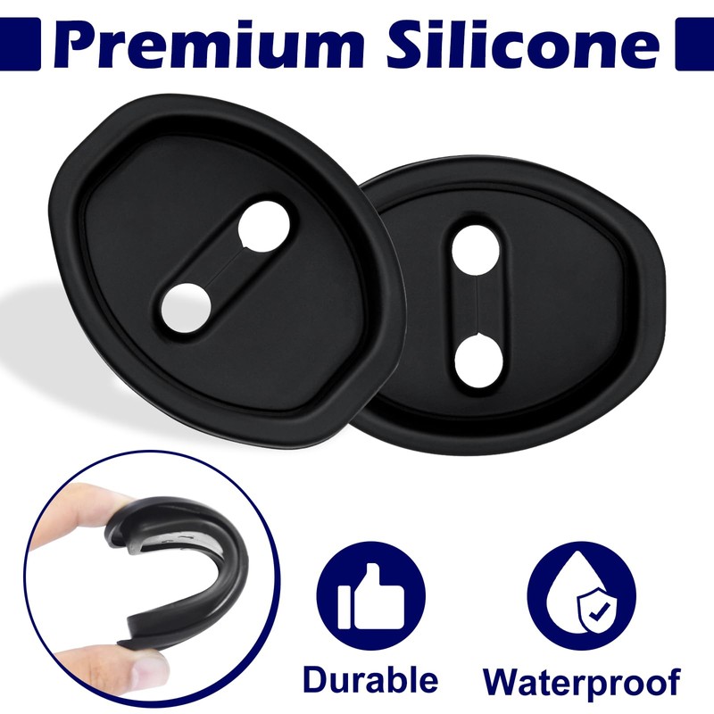 Car Door Latch Cover – 4PCS Universal Silicone Door Lock