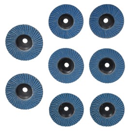 Omevett 8 Pcs Flap Discs 76mm Mixed Grit 40/60/80/120 Zirconia Grinding Wheel Sanding Discs for Angle Grinder to Sanding Grinding Metal Wood Stainless Steel