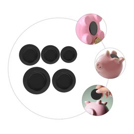 TOYANDONA Box of 5 piggy bank accessories, rubber stoppers, piggy bank plugs or plugs, piggy bank accessories, stopper for piggy bank, plaster figure, floor plug