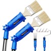 WILLBOND 2 Pcs Paint Brush Extender Multi-Angle Paint Edger Tool