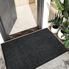 Vicwe Indoor Outdoor Door Mat, 3'x4' Heavy Duty Front Door Mat, Non-Slip Washable Doormats Entrance Mats, Dirt Resistant and Absorbent Doormat, Commercial Outdoor Entrance Floor Mat for Home Office