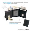 Slim Wallet Deluxe, Cowhide nappa black with comfort coin compartment,